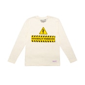 USC Trojans Men's Cream CrashLit Forever Caution Tape Long Sleeve T-Shirt